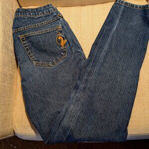 Women's Washed-Look Whiskered Jeans Size 5 by phat fashions
